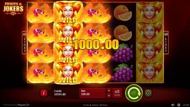 fruits & jokers 40 lines screenshot (2)